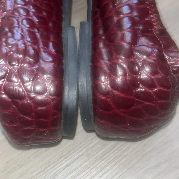 Tory Burch Burgundy Ballet Flats - Picture 10 of 15